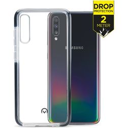 Mobilize Shatterproof Samsung Galaxy A70 Hoesje Hardcase Backcover Shockproof - Transparant / Zwart