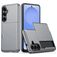 Mobigear Card Samsung Galaxy S26 Plus Hoesje Hardcase Backcover Shockproof met Pasjeshouder - Grijs