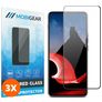 Mobigear Premium Motorola ThinkPhone Glazen Screenprotector - Case Friendly - Zwart (3-Pack)