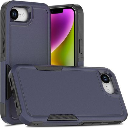 Mobigear Heavy Armor iPhone 17e Hoesje Hardcase Backcover Shockproof - Donkerblauw