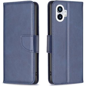 Mobigear Excellent Nothing Phone (1) Hoesje Bookcase Portemonnee - Blauw