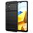 Mobigear Brushed Slim POCO M5 Hoesje Flexibel TPU Backcover - Zwart