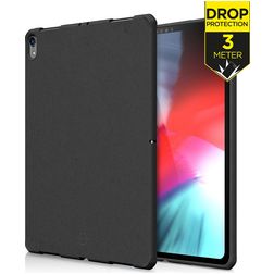 ITSkins FeroniaBio iPad Pro 12.9 Inch (2018) Hoes Flexibel TPU Backcover - Zwart