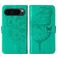 Mobigear Butterfly Google Pixel 9 Pro Hoesje Bookcase Portemonnee - Groen