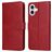Mobigear Wallet iPhone 17 Hoesje Bookcase Portemonnee - Rood