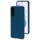 Mobiparts Samsung Galaxy S21 Siliconen Hoesje Backcover - Blueberry Blue Mobiparts Samsung Galaxy S21 Siliconen Hoesje Backcover - Blueberry Blue