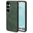 Mobiparts Classic Samsung Galaxy S25 MagSafe Hoesje TPU,Kunstleer Backcover - Emerald Green