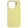 Nudient Base iPhone 16 Pro Max Siliconen Hoesje Backcover - Pale Yellow
