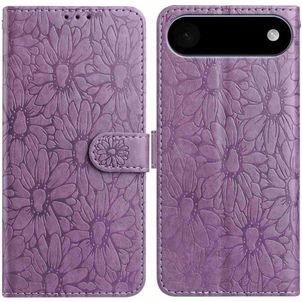 Mobigear Flowers iPhone Air Hoesje Bookcase Portemonnee - Paars
