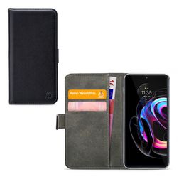 Mobilize Classic Gelly Wallet Motorola Edge 20 Pro Hoesje Bookcase Portemonnee - Zwart