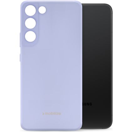 Mobilize Rubber Gelly Samsung Galaxy S22 Plus Hoesje Flexibel TPU Backcover - Pastel Purple