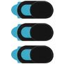 Xccess Selfie Camera Webcam Cover Privacy Schuifje - Zwart - 3-Pack (3-Pack)