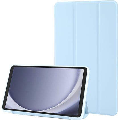 Mobigear Tri-Fold Gel Samsung Galaxy Tab A9 (2023) Hoes TPU,Kunstleer Bookcase - Blauw