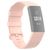 Mobigear Cross Siliconen Fitbit Charge 4 Bandje Gespsluiting - Roze