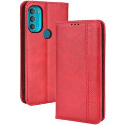 Mobigear Sensation Motorola Moto G71 5G Hoesje Bookcase Portemonnee - Rood