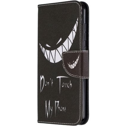 Mobigear Design Nokia 2.3 Hoesje Bookcase Portemonnee - Do Not Touch