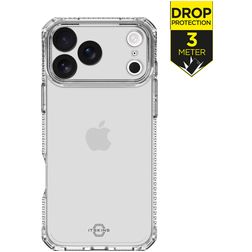 ITSKINS Level 2 SpectrumClear R Doorzichtig iPhone 17 Pro Hoesje Flexibel TPU Backcover Shockproof - Transparant