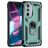 Mobigear Armor Ring Motorola Edge 30 Pro Hoesje Hardcase Backcover Shockproof met Ringhouder - Groen