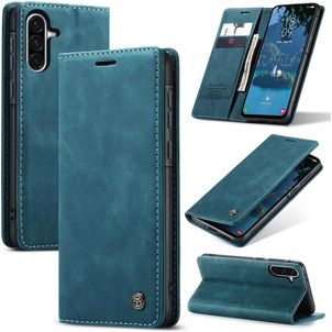 CaseMe 013 Samsung Galaxy A56 Hoesje Bookcase Portemonnee - Blauw