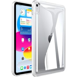 Mobigear Crystal iPad 10 (2022) Hardcase Backcover - Transparant / Wit