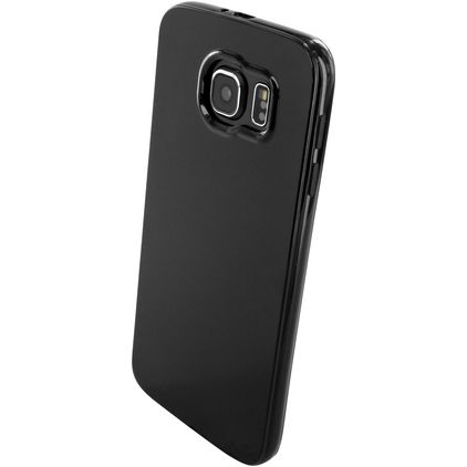 Mobiparts Classic Samsung Galaxy S6 Hoesje Flexibel TPU Backcover - Zwart
