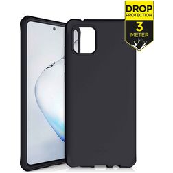 ITSKINS SpectrumSolid Samsung Galaxy Note 10 Lite Hoesje Flexibel TPU Backcover Shockproof - Plain Black