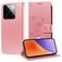Mobigear Flowers Xiaomi 15 Hoesje Bookcase Portemonnee - Roségoud