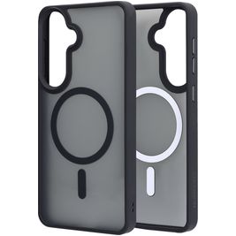 Mobiparts Hardcover Samsung Galaxy S26 Plus MagSafe Hoesje Hardcase Backcover - Satin Black