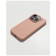 Nudient Base iPhone 15 Pro Siliconen Hoesje Backcover - Peach Orange