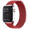 Mobigear Loop Milanese Apple Watch Bandje Magneetsluiting - 42/41/40/38 mm - Rood