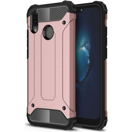 Mobigear Outdoor Huawei P20 Lite (2018) Hoesje Hardcase Backcover Shockproof - Roségoud