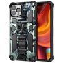 Mobigear Armor Stand iPhone 13 Pro Hoesje Hardcase Backcover Shockproof met Standaard - Groen