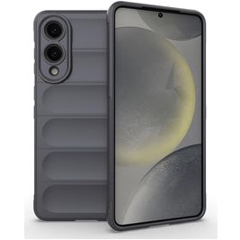 Mobigear Bumpy Samsung Galaxy S25 Edge Hoesje Flexibel TPU Backcover - Grijs