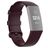 Mobigear Cross Siliconen Fitbit Charge 3 Bandje Gespsluiting - Bordeaux Rood