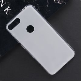 Mobigear Colors Alcatel 1S (2019) Hoesje Flexibel TPU Backcover - Wit