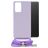 Mobilize Lanyard Gelly Samsung Galaxy A32 4G Flexibel TPU Hoesje met koord - Pastel Purple