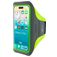 Mobiparts Comfort Fit Telefoonhouder Hardlopen iPhone 17 Pro Sport Hoesje Neopreen Sportarmband - Groen