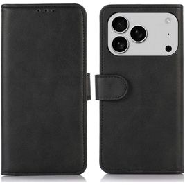 Mobigear Wallet iPhone 17 Pro Hoesje Bookcase Portemonnee - Zwart