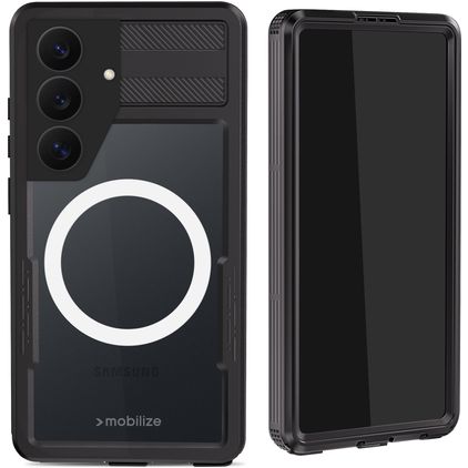 Mobilize Waterproof Samsung Galaxy S26 Ultra Waterdicht MagSafe Hoesje Hardcase Backcover - Zwart