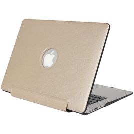 Mobigear Silk Texture United MacBook 12 Inch (2015-2017) Hoes Hardshell Laptopcover MacBook Case - Goud - Model A1534