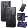 Mobigear Butterfly Motorola Edge (2022) Hoesje Bookcase Portemonnee - Zwart