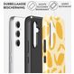 Burga Tough Samsung Galaxy A55 Hoesje Hardcase Backcover Shockproof - Lemon Tart
