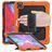 Mobigear SureGrip Xtreme iPad Air 13 Inch (2026) Hoes Hard Kunststof,Siliconen Backcover + Stylus Houder + Schouderband + Standaard - Oranje