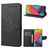 Mobigear Butterfly Samsung Galaxy M53 Hoesje Bookcase Portemonnee - Zwart