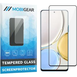 Mobigear Premium HONOR Magic 4 Lite Glazen Screenprotector - Case Friendly - Zwart
