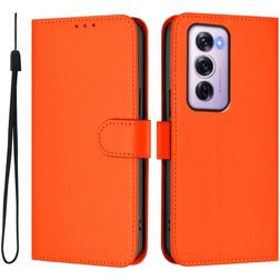 Mobigear Urban Wallet OPPO Reno 12 Pro Hoesje Bookcase Portemonnee - Oranje