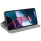 Mobigear Retro Slim Motorola Edge 30 Hoesje Bookcase Portemonnee - Grijs
