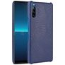 Mobigear Croco Sony Xperia L4 Hoesje Hardcase Backcover - Blauw
