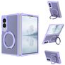 Mobigear 360 Rotating Ring Samsung Galaxy Z Fold 8 Ultra MagSafe Hoesje Hardcase Backcover met Ringhouder - Paars