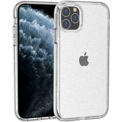 Mobigear Glitter iPhone 11 Pro Max Hoesje Hardcase Backcover - Wit